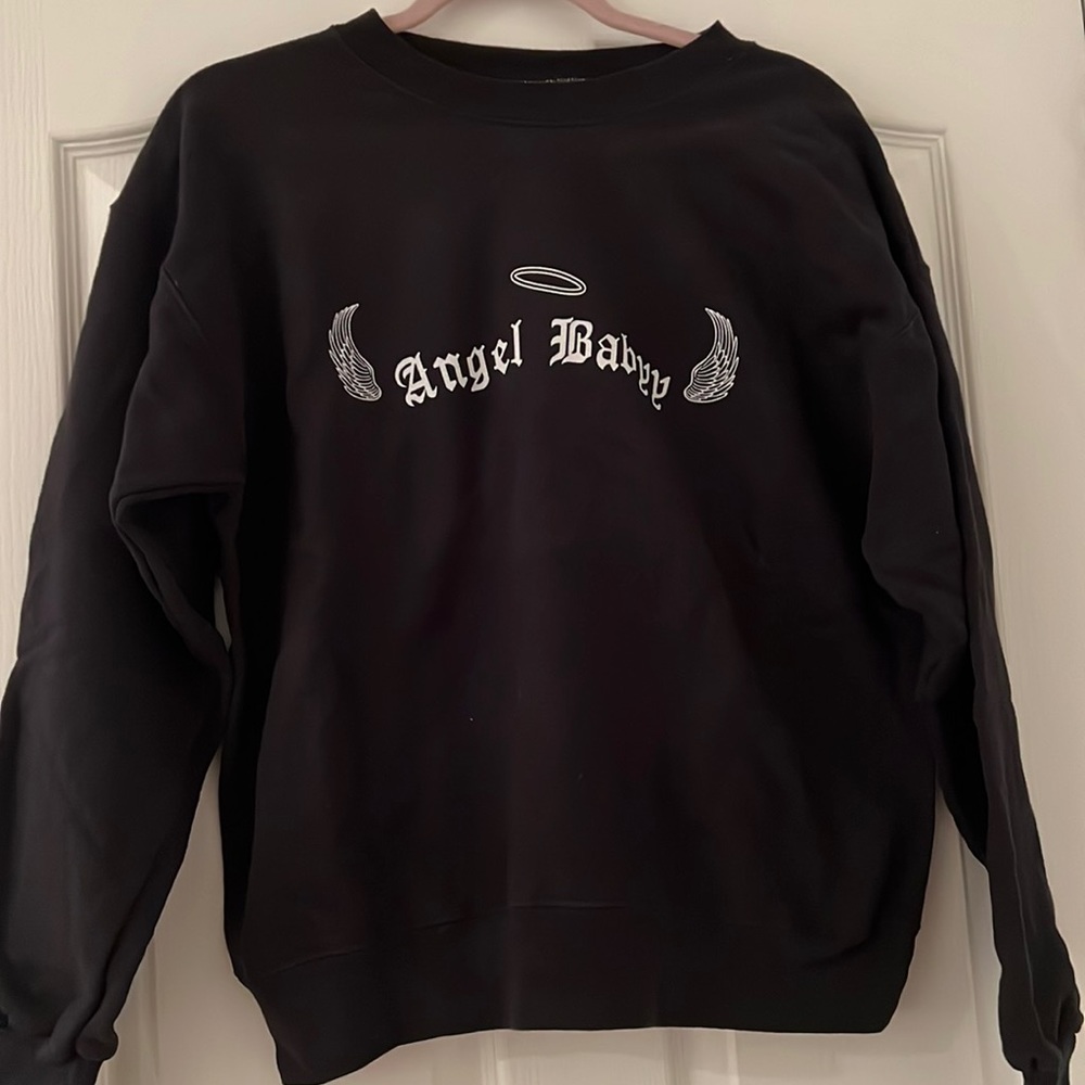 Angel Babyy halo black sweater